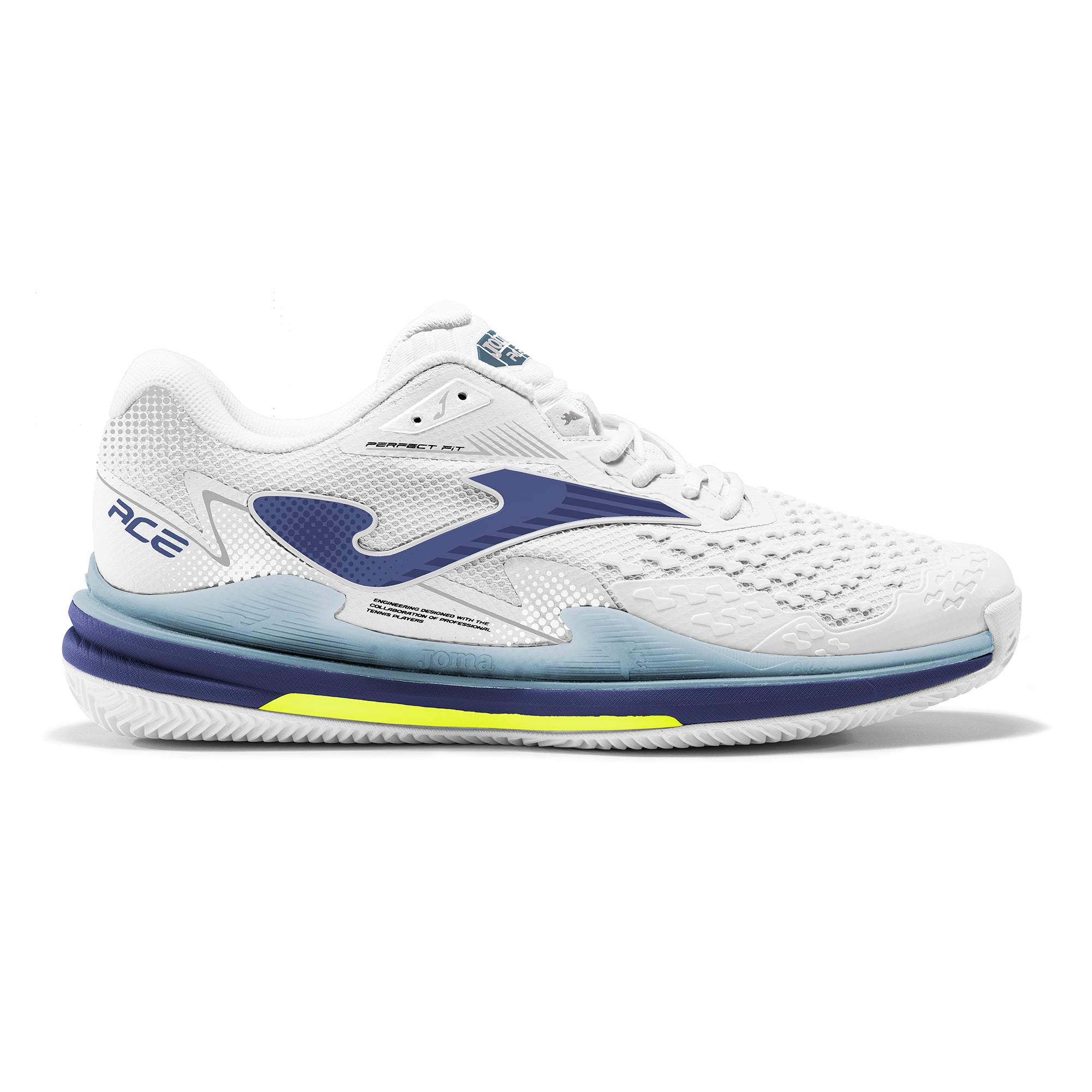 Chaussures de  Padel Ace Men Blanc/Bleu