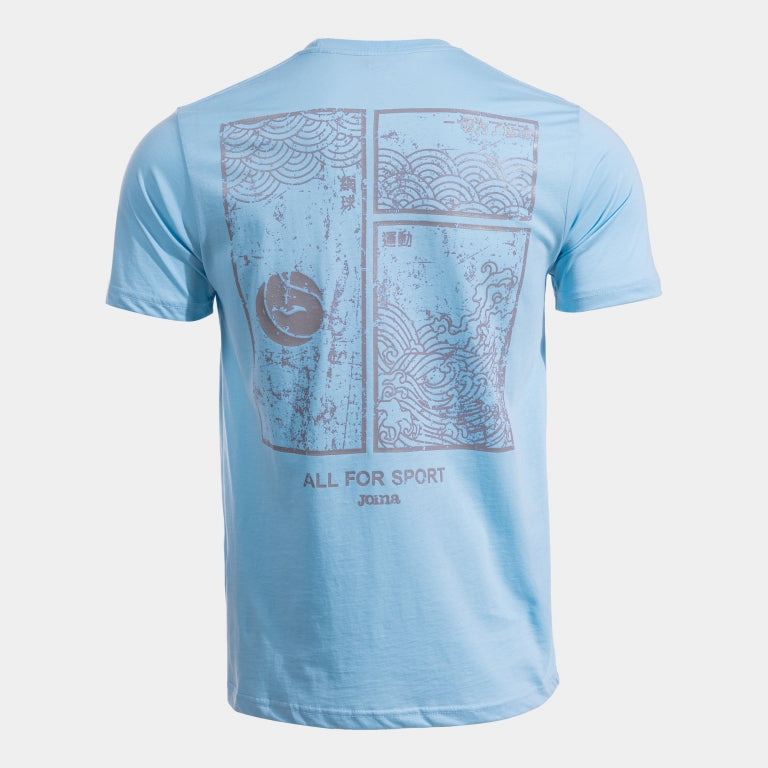 T-shirt manche courte bleu-ciel